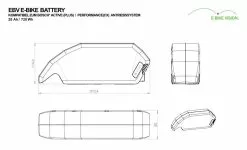 E-Bike Vision - EBV Batterie De Cadre Compatible Bosch Active (Plus) / Performance (CX) 36 V -Vélo Nouveaux Produits e bike vision batterie de cadre compatible bosch active performance 2 3840x2160