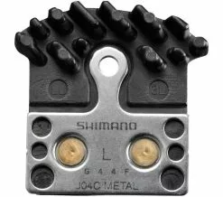 Shimano - Plaquettes De Frein Ice-Tech J04C Métal Avec Ailettes De Refroidissement